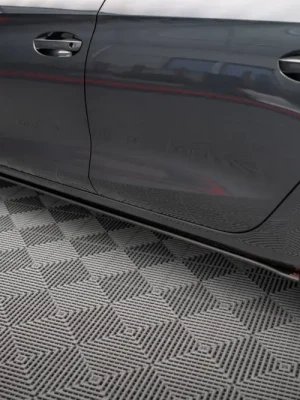 Autentický Maxton Design "Street Pro" difuzory pod boční prahy pro Cupra Leon ST Mk1, Mk1 Facelift, plast ABS bez povrchové úpravy