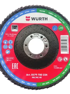 Sezónní Sleva Würth lamelový brusný kotouč 125 mm, zrnitost 60
