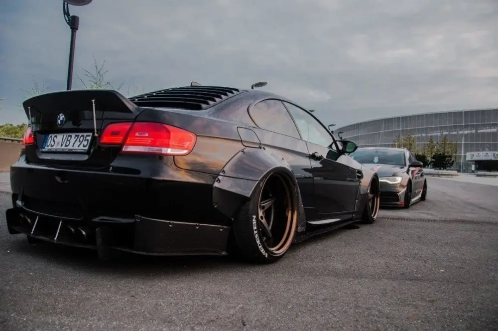 Maxton Design prodloužení víka kufru pro BMW M3 E92, materiál laminát bez základového nátěru Přímo Od Výrobce