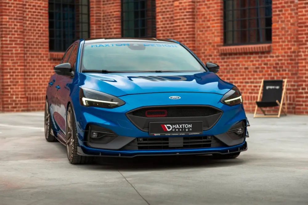 Oblíbený Maxton Design spoiler pod přední nárazník pro Ford Focus ST-Line Mk4, Mk4 Facelift, materiál laminát bez základového nátěru, Hatchback / Estate