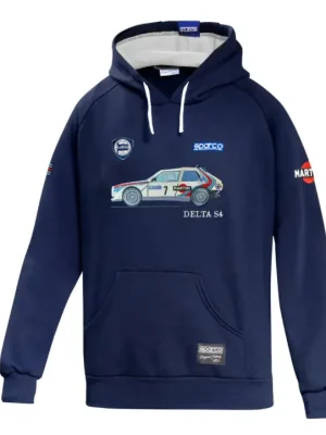 Akční Nabídka Sparco mikina s kapucí Martini Racing Lancia Delta S4, velikost L