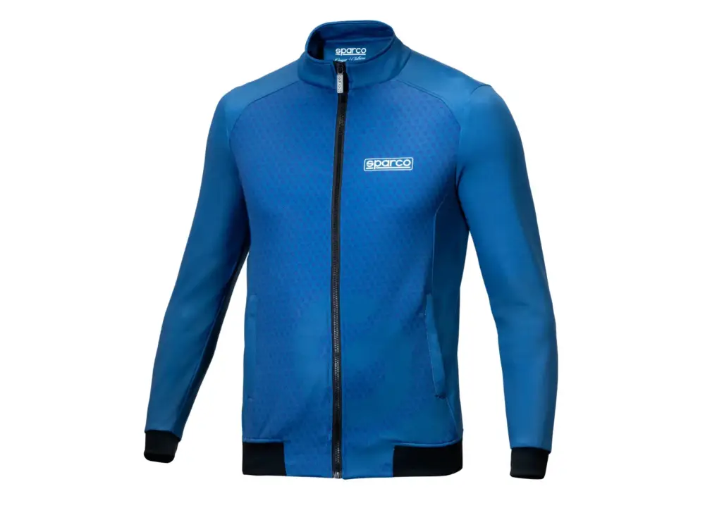 Expresní Doručení Sparco Subly mikina na zip, barva modrá, velikost XL