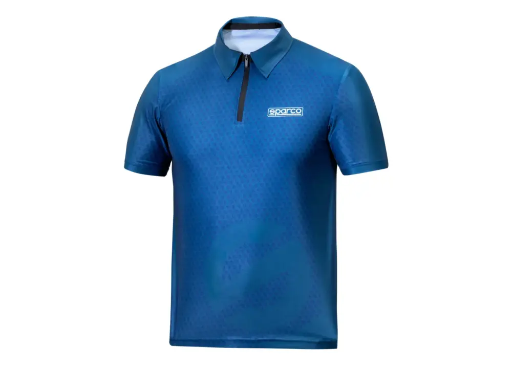 Sparco Subly polokošile, barva modrá, velikost XXXL Nová Kolekce
