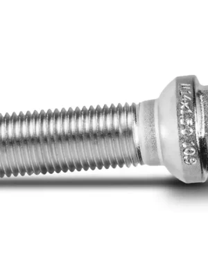 Oblíbený TPi kolový šroub, kulová dosedací plocha R13, šestihranná hlava (17 mm), závit 14x1,5, délka závitu 45 mm, barva chromová