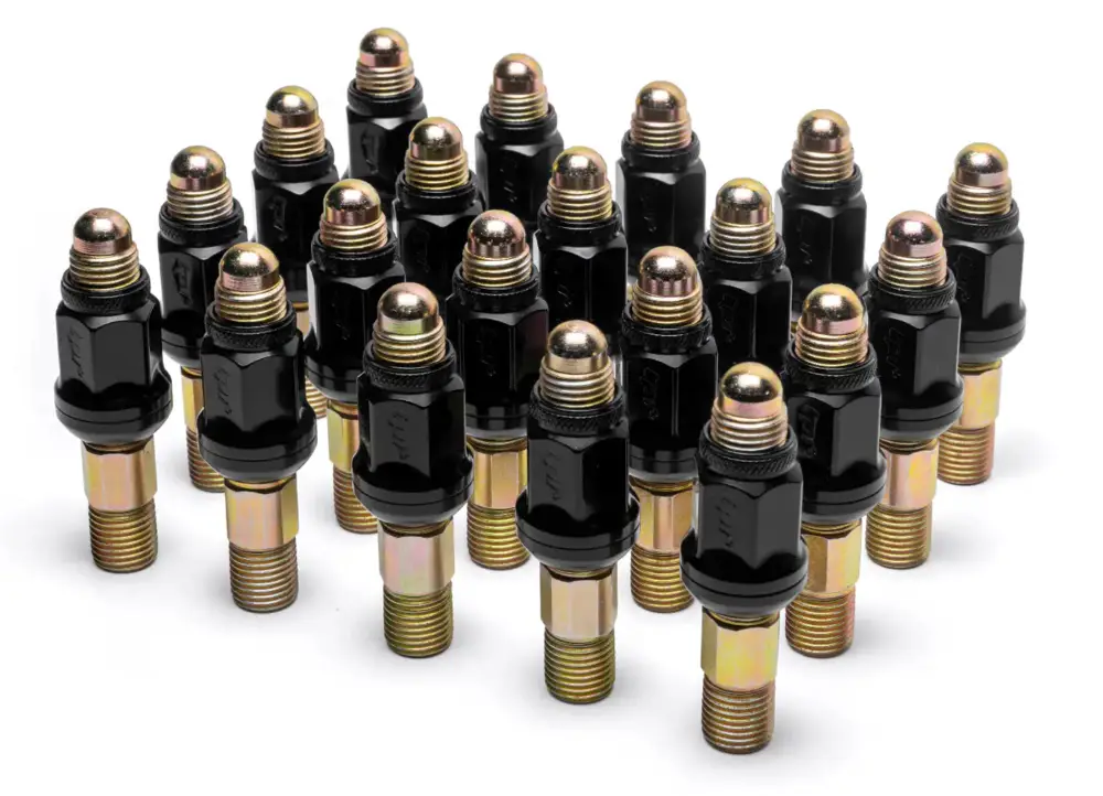Nejlepší Volba TPi kompletní sada pro přestavbu ze šroubů na štefty a matice, závit M14x1,25, dosedací plocha kuželová (OEM+aftermarket)