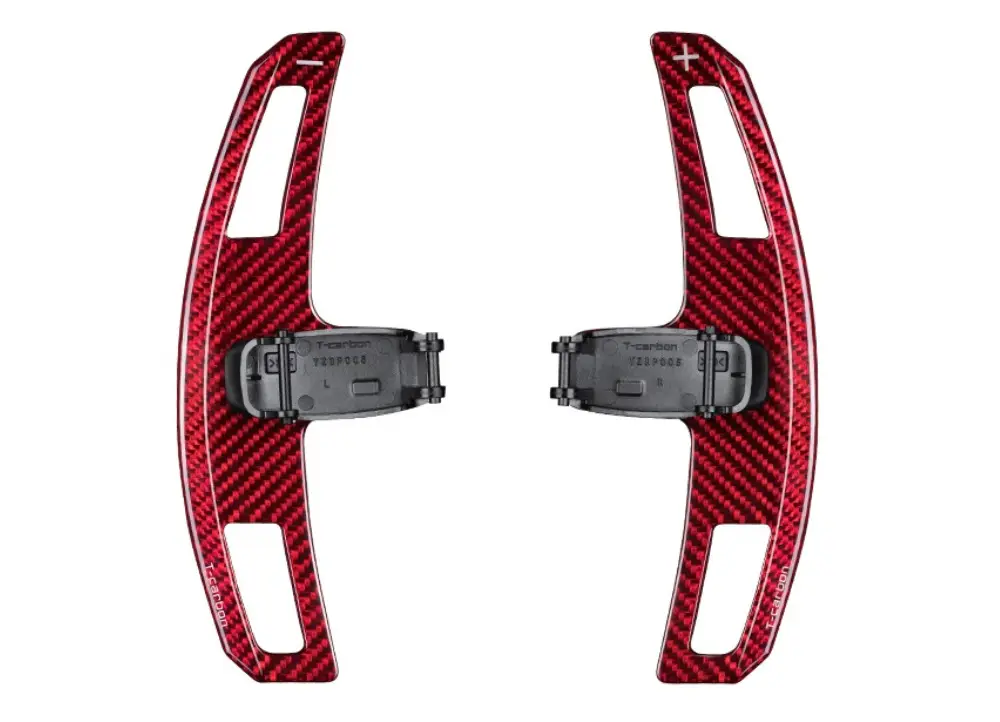 Objednat Nyní Karbonová výměnná pádla pod volant pro Mercedes Benz AMG GLE 63 W166 r.v. 2015-2020, barva červený karbon