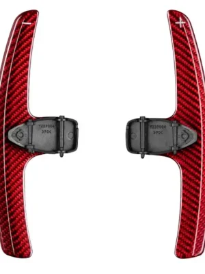 Pouze Dnes Karbonová výměnná pádla pod volant pro Mercedes Benz CLA C117 (2015–2019), C118 (2019–2021), barva červený karbon