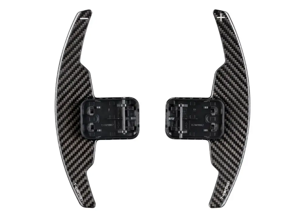Karbonová výměnná pádla pod volant pro BMW řada X4 F26 s M Sport volantem (2010–2017), barva černý karbon Levný