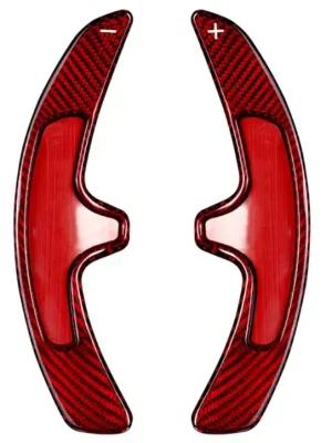 Karbonová pádla pod volant pro vozy Porsche Turbo 911 991 2010–2013, barva červený karbon Odeslání Ihned