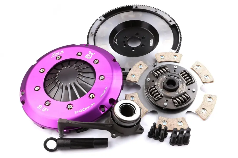 Vysoce Kvalitní Xtreme Clutch jednolamelová keramická RACE spojková sada vč. setrvačníku a vypínacího ložiska pro Seat Alhambra 2.0 TDI s kapacitou krouticího momentu 910, r.v. 2010.06 - 2015.04