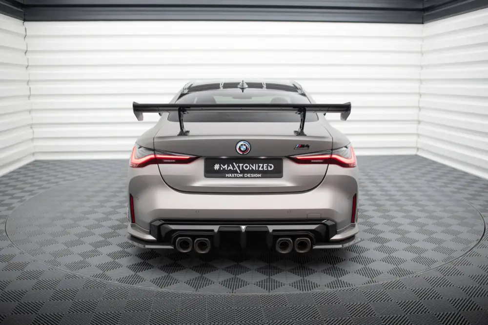 Maxton Design zadní křídlo s úzce rozkročenými držáky pro BMW řada 4 G20 M440i, G20 M440i Facelift, G20 M-Pack, G20 M-Pack Facelift, pravý karbon Nejlepší Volba