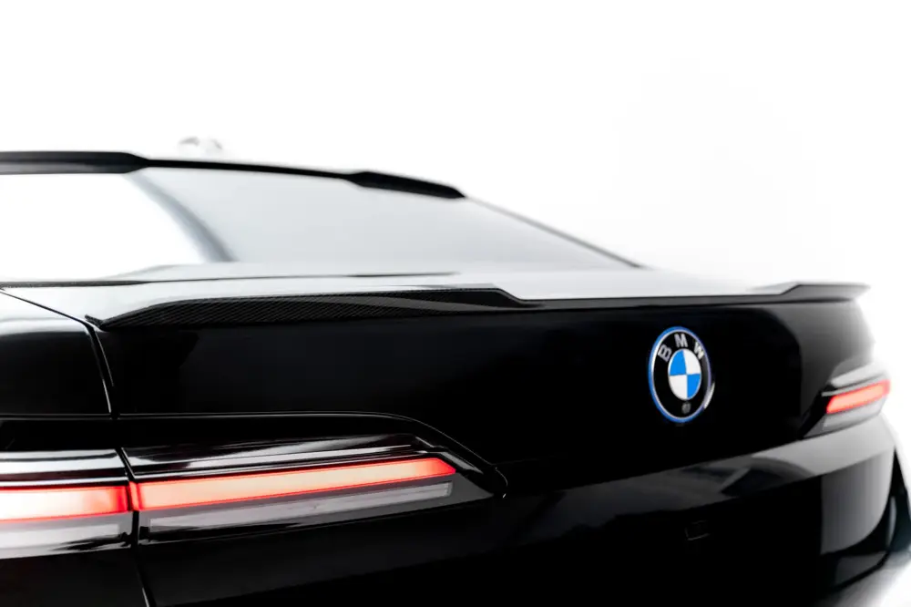 Maxton Design prodloužení víka kufru pro BMW i7 G70 M-Pack, materiál pravý karbon Levný