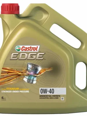 Motorový olej Castrol EDGE Titanium 0W-40, 4L Omezená Nabídka