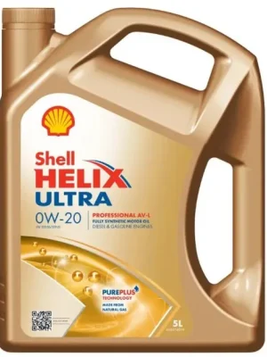 Motorový olej Shell Helix Ultra Professional AV-L 0W-20, 5L Poslední Šance