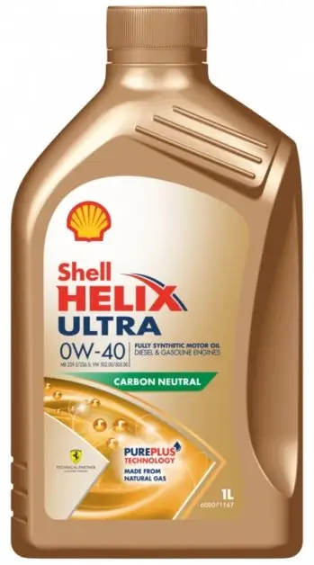 Motorový olej Shell Helix Ultra 0W-40, 1L Cenově Výhodný