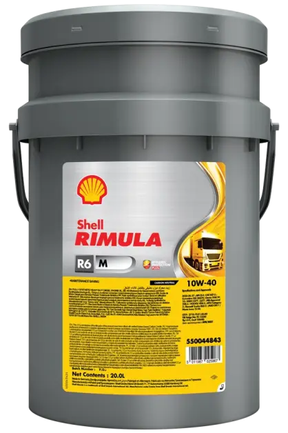 Motorový olej Shell Rimula R6 M 10W-40, 20L Odeslání Ihned