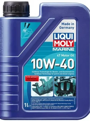 Dokud Zásoby Vydrží Motorový list Liqui Moly Marine 4T 10W-40, 1L