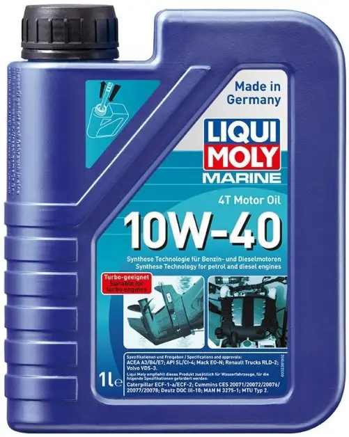 Dokud Zásoby Vydrží Motorový list Liqui Moly Marine 4T 10W-40, 1L