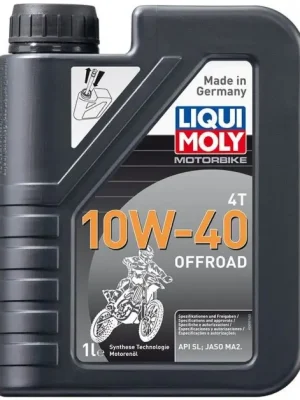 Cenově Výhodný Motorový olej Liqui Moly Motorbike 4T Offroad 10W-40, 1L