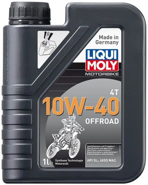 Cenově Výhodný Motorový olej Liqui Moly Motorbike 4T Offroad 10W-40, 1L