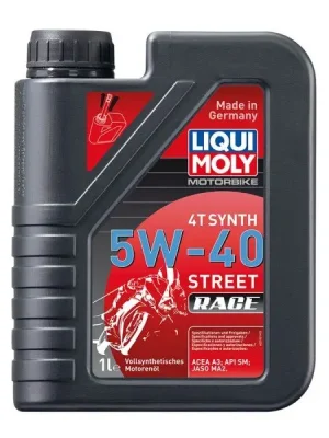 Motorový olej Liqui Moly Motorbike 4T Synth Street Race 5W-40, 1L Oblíbený