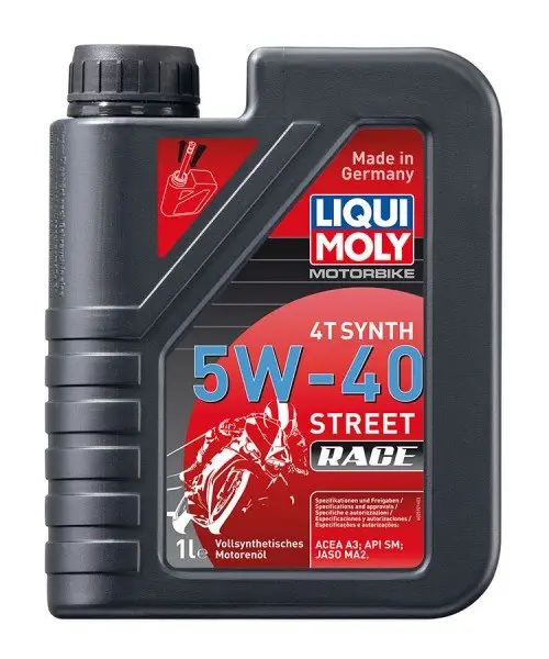 Motorový olej Liqui Moly Motorbike 4T Synth Street Race 5W-40, 1L Oblíbený