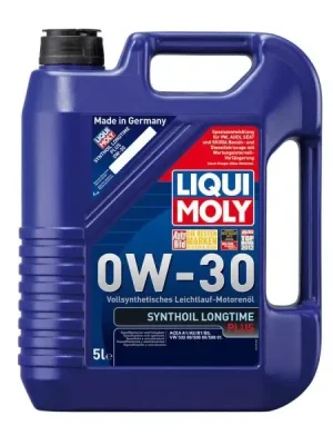 Motorový olej Liqui Moly Synthoil Longtime Plus 0W-30, 5L Oblíbený