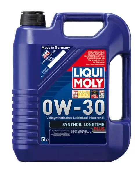 Motorový olej Liqui Moly Synthoil Longtime Plus 0W-30, 5L Oblíbený