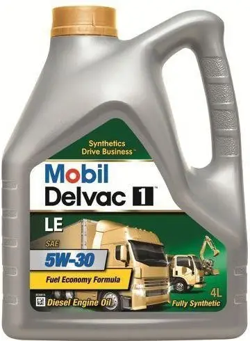 Motorový olej Mobil Delvac 1 LE 5W-30, 4L Výprodej