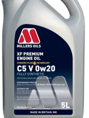 Motorový olej Millers Oils XF Premium C5 V 0W-20, 5L Nejlepší Cena