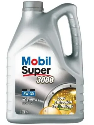 Vysoce Kvalitní Motorový olej Mobil Super 3000 XE 5W-30, 5L