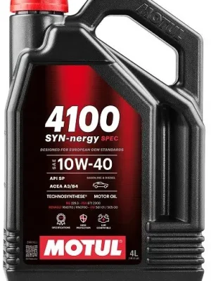 Motorový olej Motul 4100 SYN-NERGY 10W-40, 4L Poslední Šance