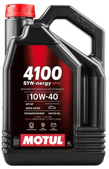 Motorový olej Motul 4100 SYN-NERGY 10W-40, 4L Poslední Šance