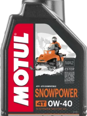 Motorový olej Motul Snowpower 4T 0W-40, 1L Jen Po Omezenou Doba