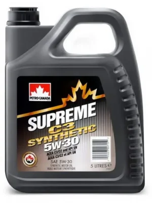 Motorový olej Petro-Canada Supreme C3 Synthetic 5W-30, 5L Kup Teď
