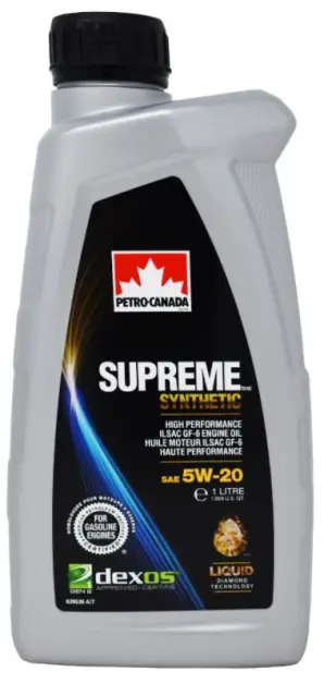 Horká Nabídka Motorový olej Petro-Canada Supreme Synthetic 5W-20, 1L