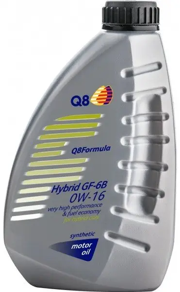 Motorový olej Q8 Formula Hybrid GF-6B 0W-16, 1L Přímo Od Výrobce
