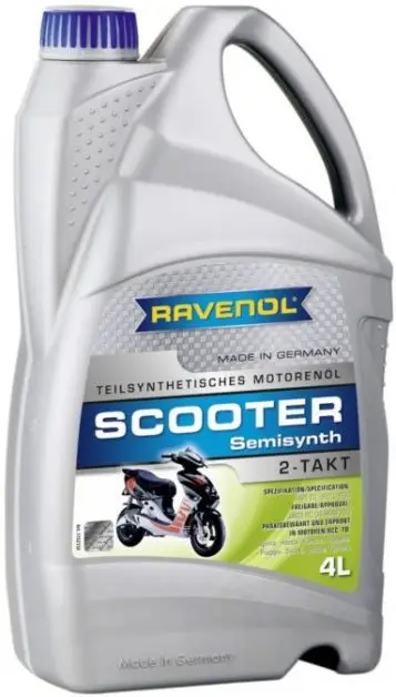 Motorový olej Ravenol Scooter Teilsynth 2T, 4L Nejlepší Cena