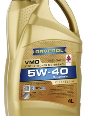 Motorový olej Ravenol VMO 5W-40, 4L Zlevněný