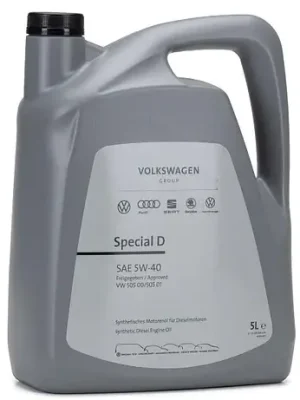 Motorový olej VAG Special D 5W-40, 5L Oblíbený