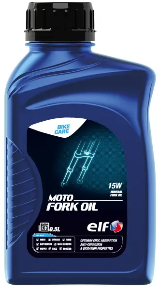 Ověřený Tlumičový olej Elf 15W Moto Fork Oil, 500ml