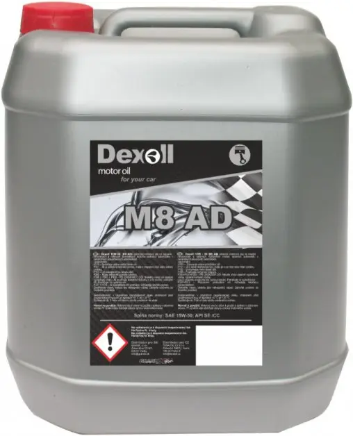 Ověřený Motorový olej Dexoll M8 AD 15W-50, 10L