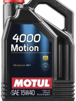 Motorový olej Motul 4000 Motion 15W-40, 4L Levný