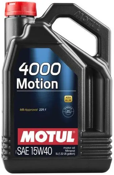 Motorový olej Motul 4000 Motion 15W-40, 4L Levný