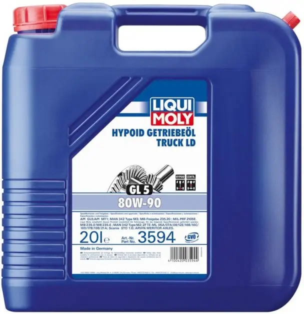 Výhodná Nabídka Olej převodový Liqui Moly 80W-90 Truck LD, 20L