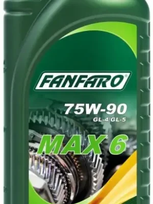 Cenově Výhodný Převodový olej Fanfaro MAX 6 75W-90, 1L