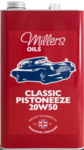 Finální Výprodej Motorový olej Millers Oils Classic Pistoneeze 20W-50, 5L