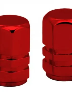Zlevněný Compass ozdobné kryty ventilků červené 4ks