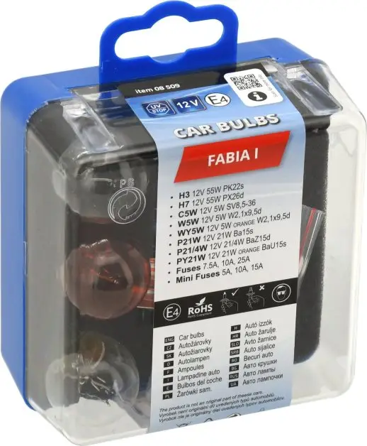 Compass žárovky servisní box ŠKODA FABIA I. Tovární Cena