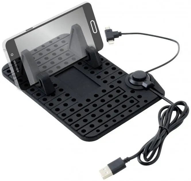 Ihned K Objednání Držák telefonu Compass s podložkou a kabelem micro USB